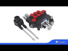 วาล์วไฮดรอลิกโมโนบล็อก 3P80 ประเภทควบคุมอากาศ + การควบคุมด้วยมือด้วย BSPP 1/2 ประตูสําหรับเครื่องเก็บเกี่ยว