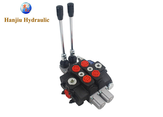 HSSD8 ซีรีส์ 2 Bank Hydraulic Monoblock Valve 31.5Mpa 80 L/Min อัตราการไหล