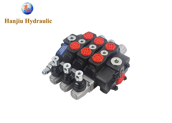 อุปกรณ์การเหมืองแร่ HSSD8 ซีรี่ย์ 3 ธนาคาร ไฮดรอลิก วาล์วส่วน 31.5Mpa 80 L / Min อัตราการไหล