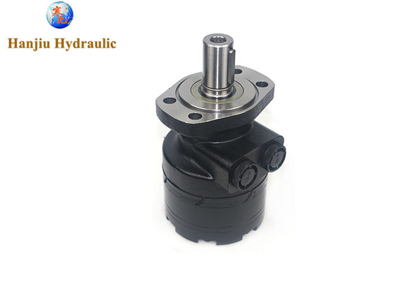 มอเตอร์ไฮโดรทอร์ค TG0335MS020, หน้าแปลน 4 รู, เพลาตรง พร้อมพอร์ต G1/2 BMER-335