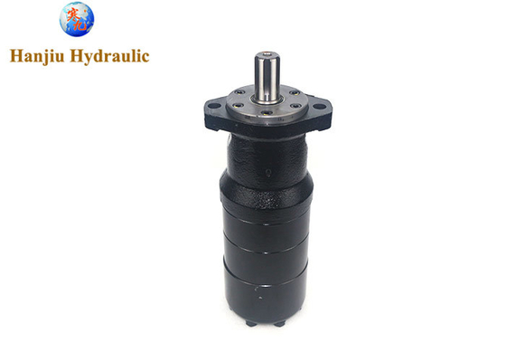 151-6465 OMR200F มอเตอร์โคจรไฮดรอลิก พร้อมเบรค, ท่าทางด้านข้างกับ 2 หลุม