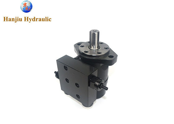 มอเตอร์ไฮดรอลิก BMP-200-2-E-D-B พร้อมวาล์วระบาย, เพลา SAE 6B, พอร์ต BSPP