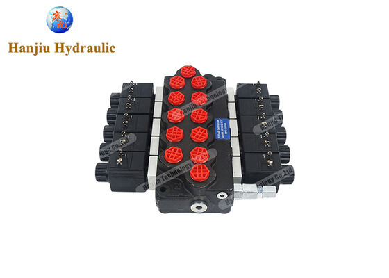 วาล์วควบคุมไฮดรอลิก SD5 Series Monoblock Directional Solenoid Valve 40 ลิตร พร้อม 12VDC