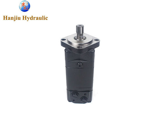 มอเตอร์ขับเคลื่อนไฮดรอลิก BMSY-475-E4-S1-S-B, หน้าแปลนสี่เหลี่ยม, เพลาเส้นโค้ง SAE 6B, พอร์ต SAE10