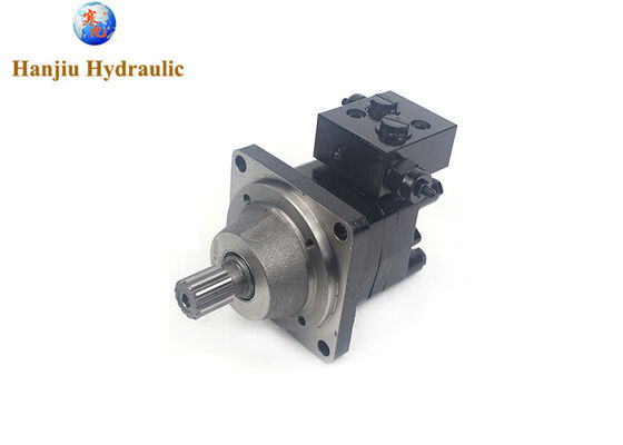 BMSY100 ไฮดรอลิกความเร็วต่ํา มอเตอร์ล้อแรงบิดสูงที่มีวาล์วช่วยกระแทก